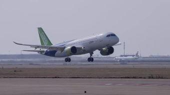 c919起飞视频,国产大飞机翱翔蓝天，开启中国航空新纪元